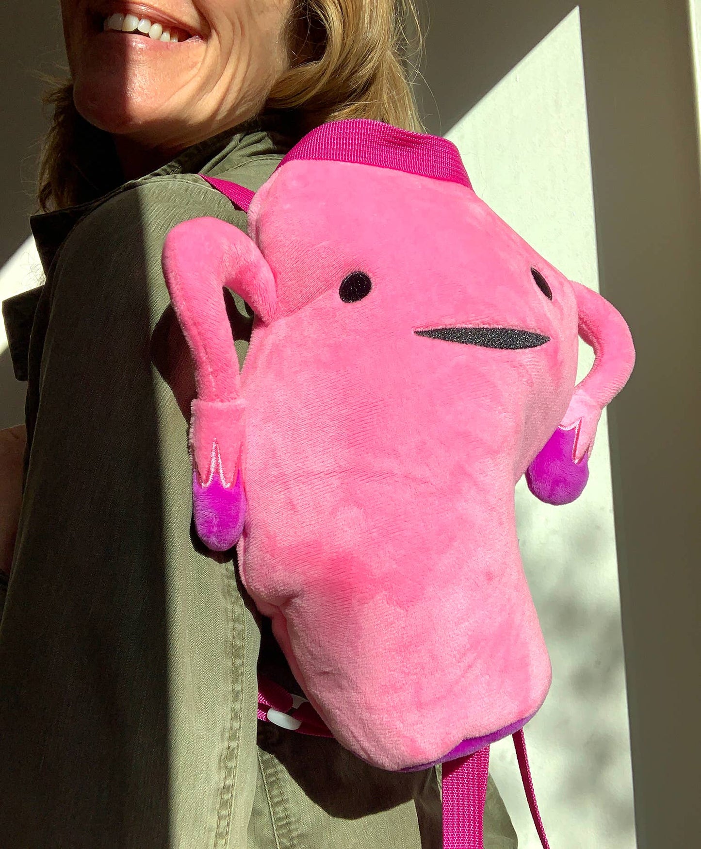 Uterus Plushie Backpack