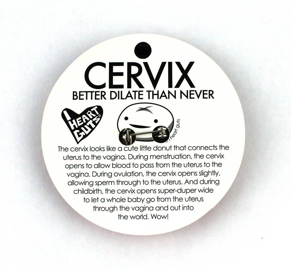 Cervix Lapel Pin - Pap Star