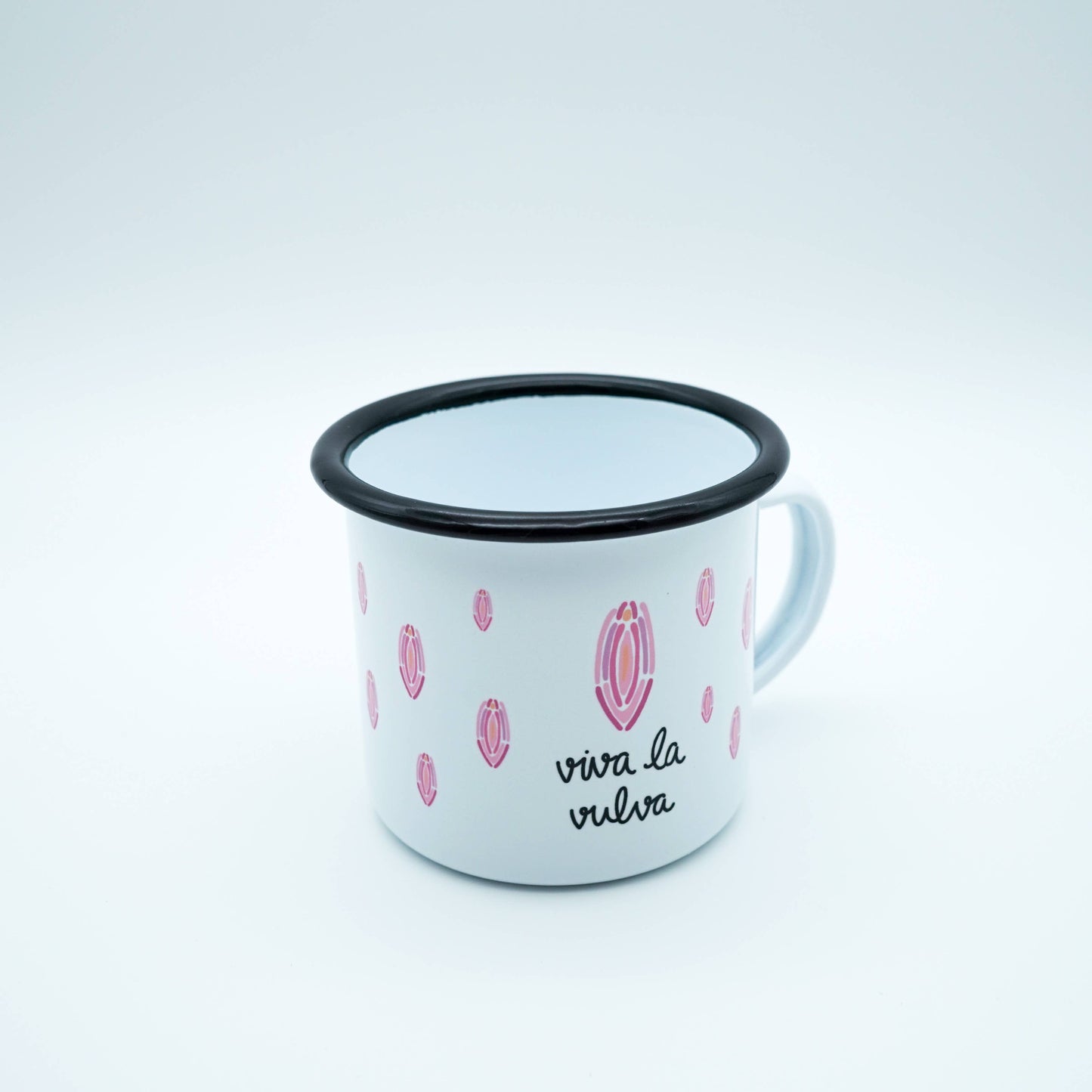 Viva La Vulva Enamel Mug: 1 cup