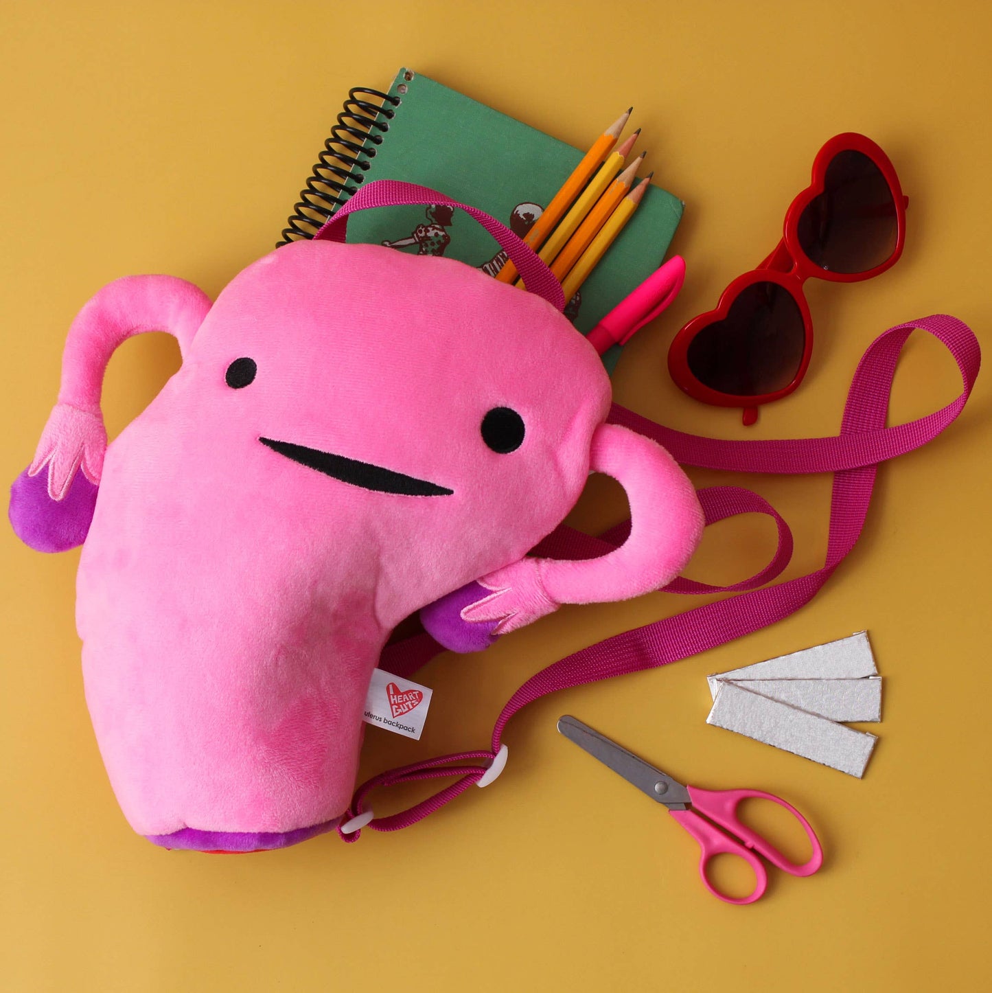 Uterus Plushie Backpack