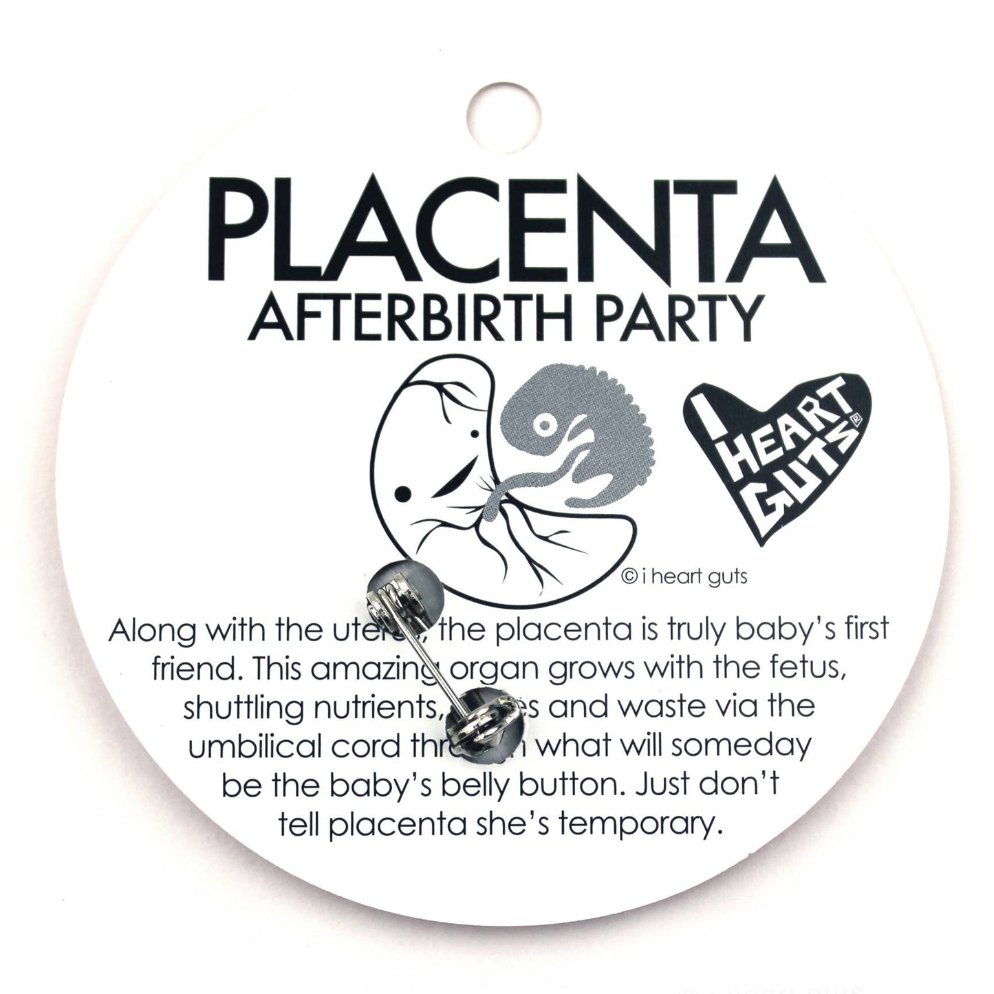 Placenta Lapel Pin - Baby's First Roommate