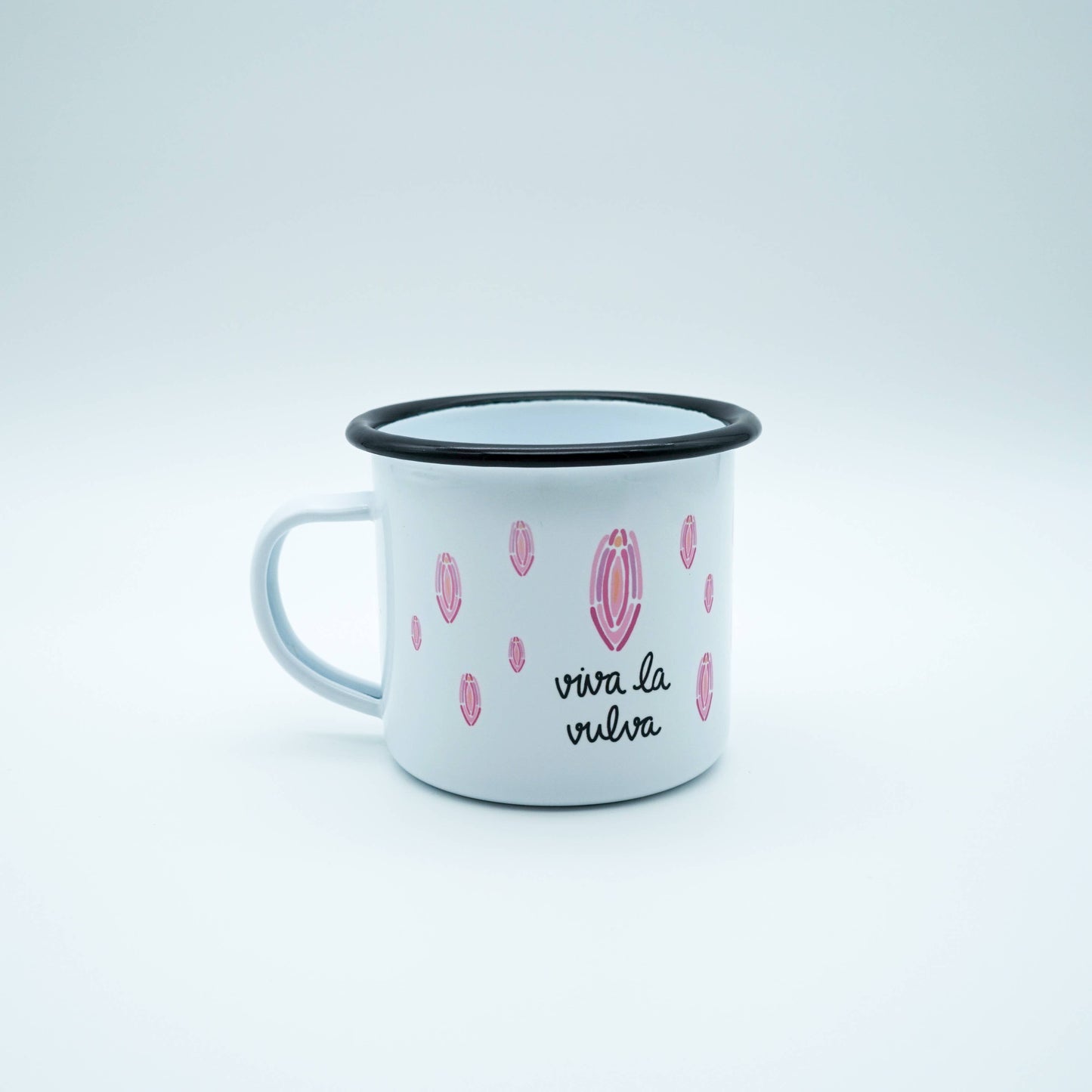 Viva La Vulva Enamel Mug: 1 cup
