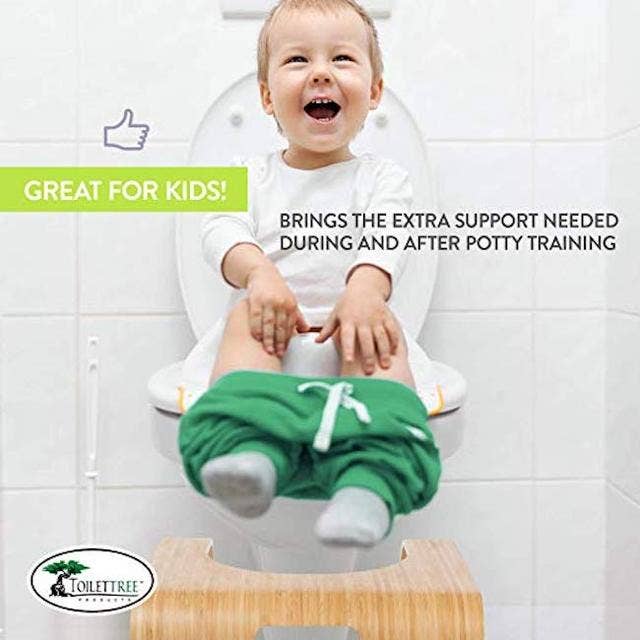 Bamboo Toilet Foot Stool