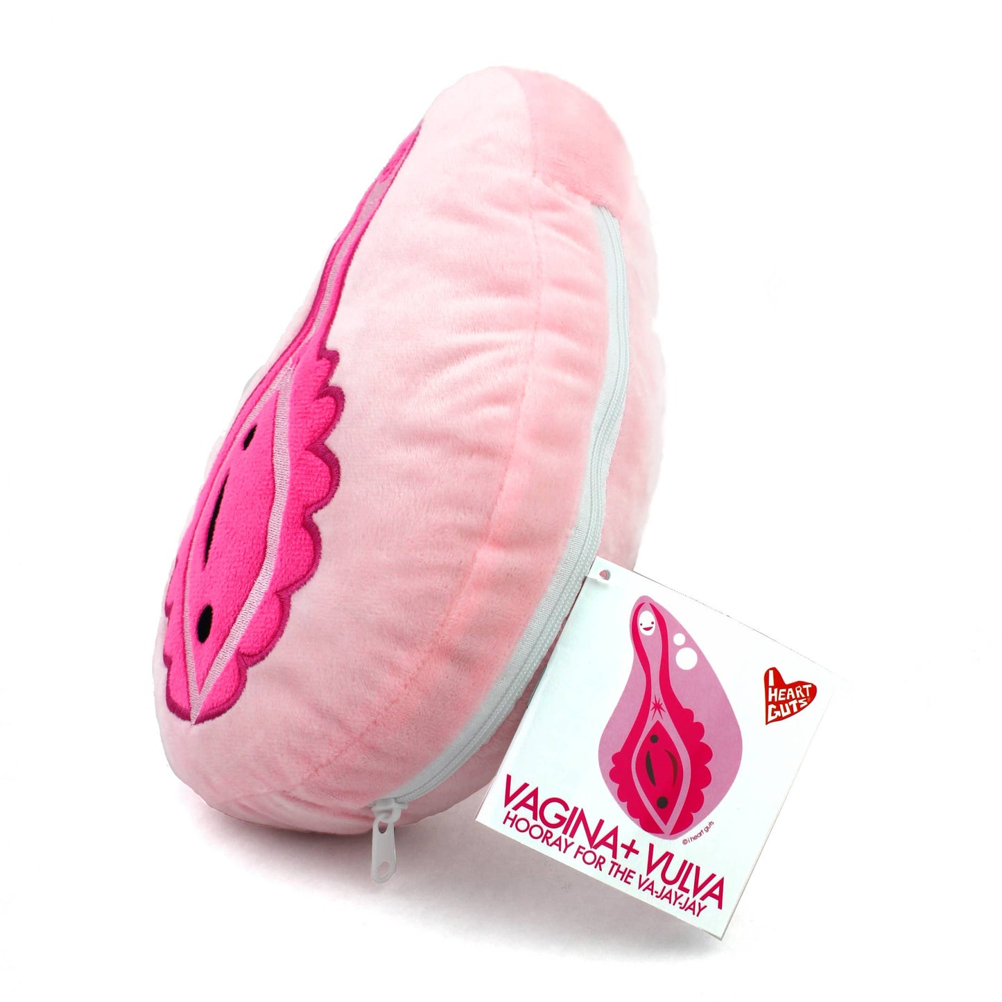 Vulva+Vagina Zip Pouch Plush - Yay for the Va-Jay-Jay