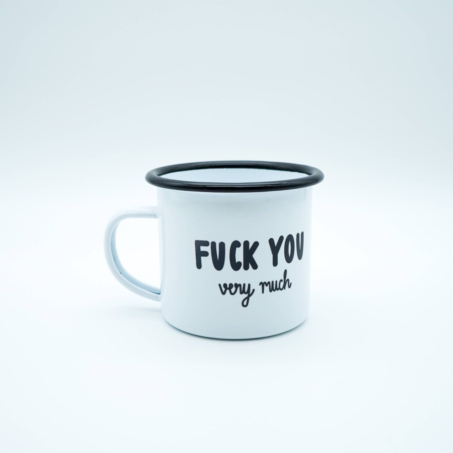 Enamel mug “Fuckyou very much” 2.0: 1 cup