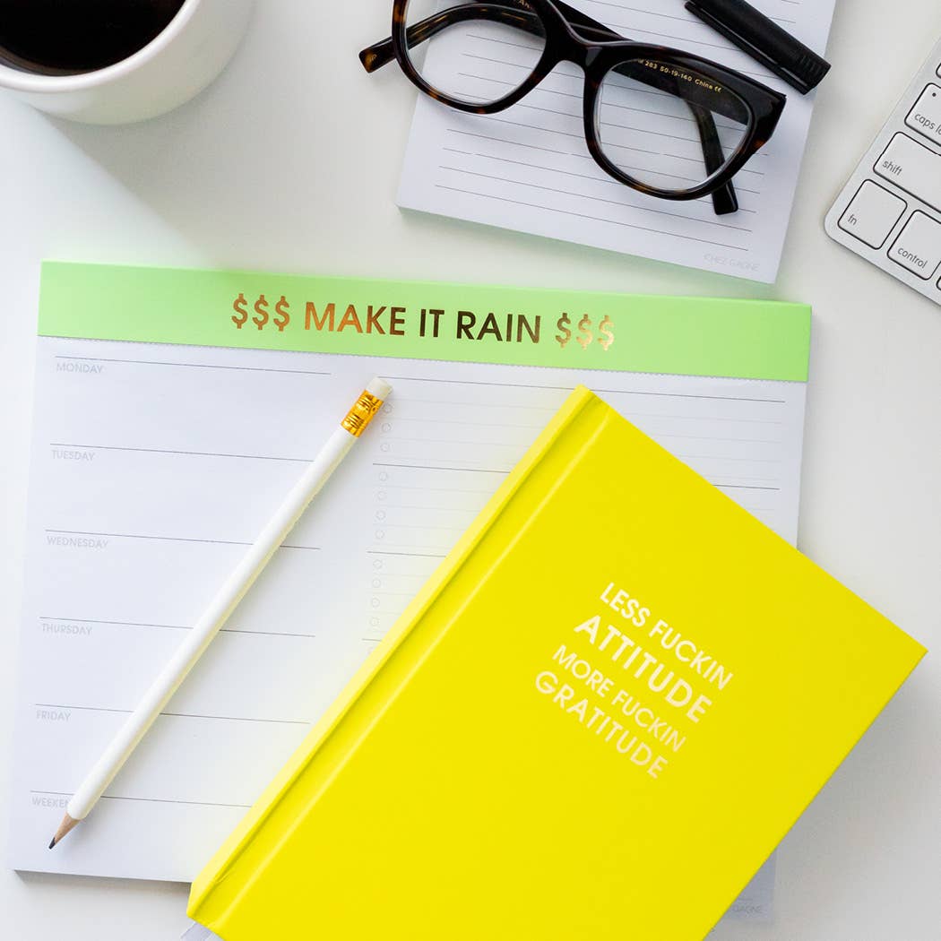 Less Attitude More Gratitude Journal Bright Hardcover