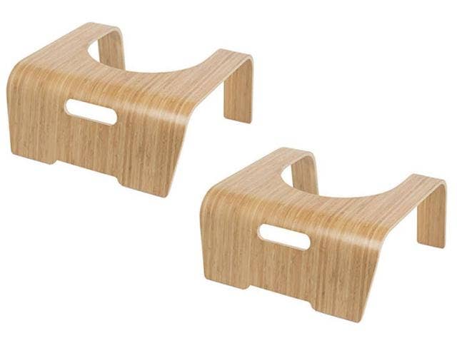 Bamboo Toilet Foot Stool