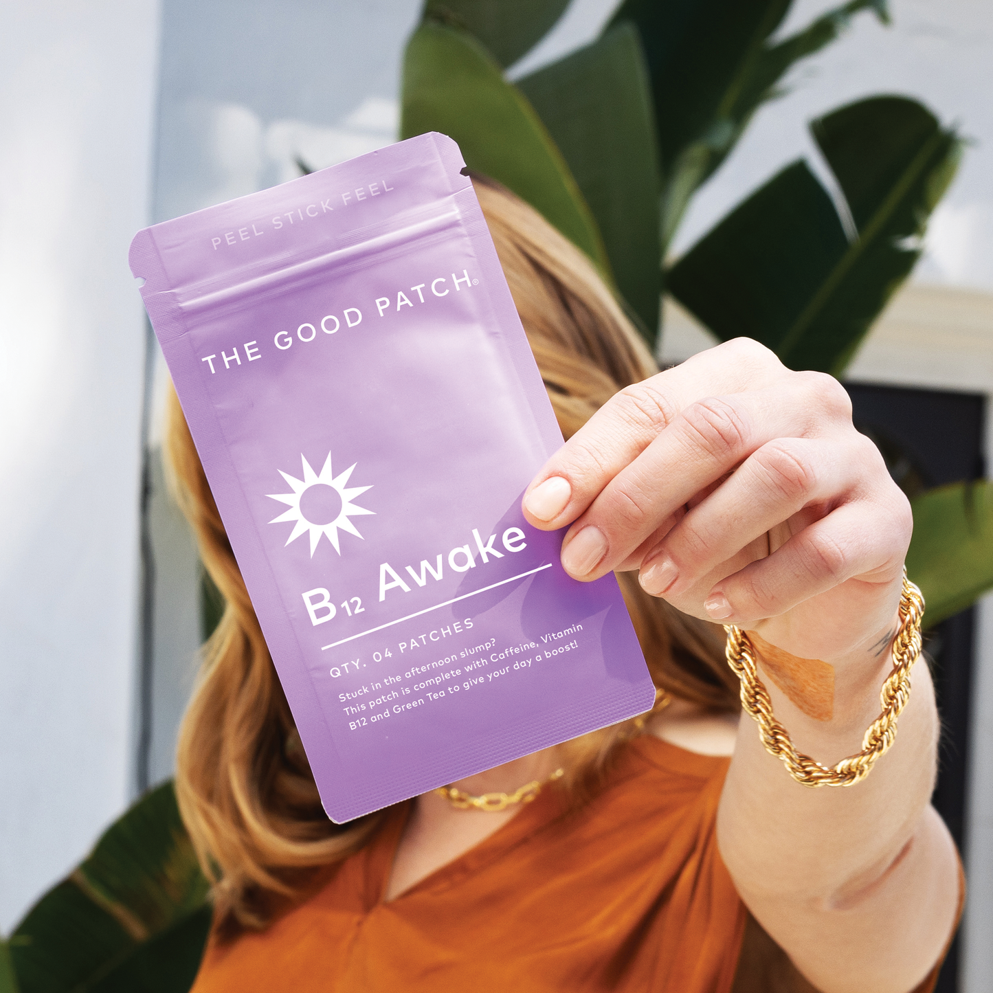 B12 Awake Plant-Based Wellness Patch: 13 Pouches in Display Shipper