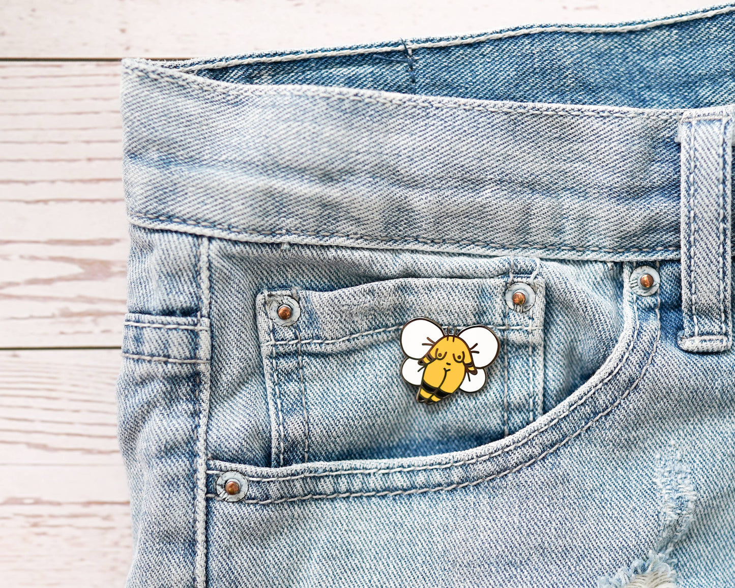 Bumblebee Girl Enamel Pin