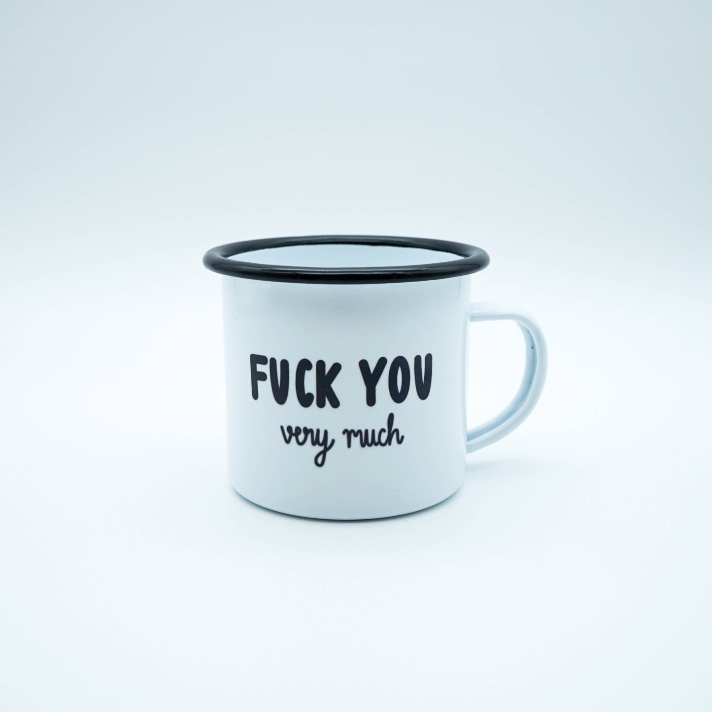 Enamel mug “Fuckyou very much” 2.0: 1 cup