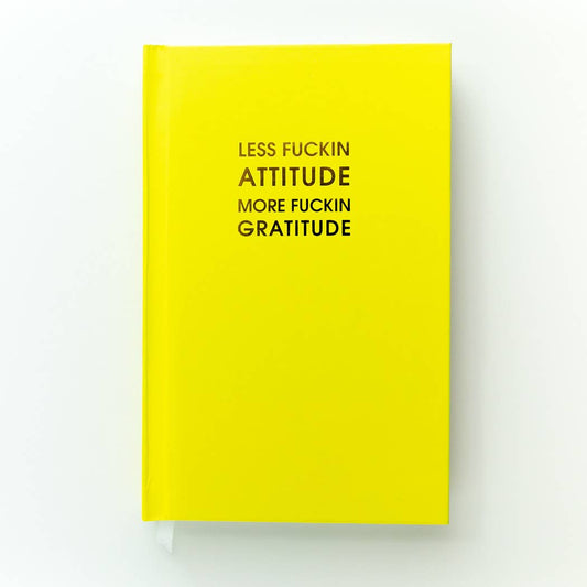 Less Attitude More Gratitude Journal Bright Hardcover