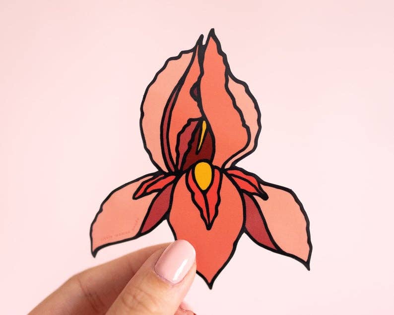 Pussy Flower Enamel Pin