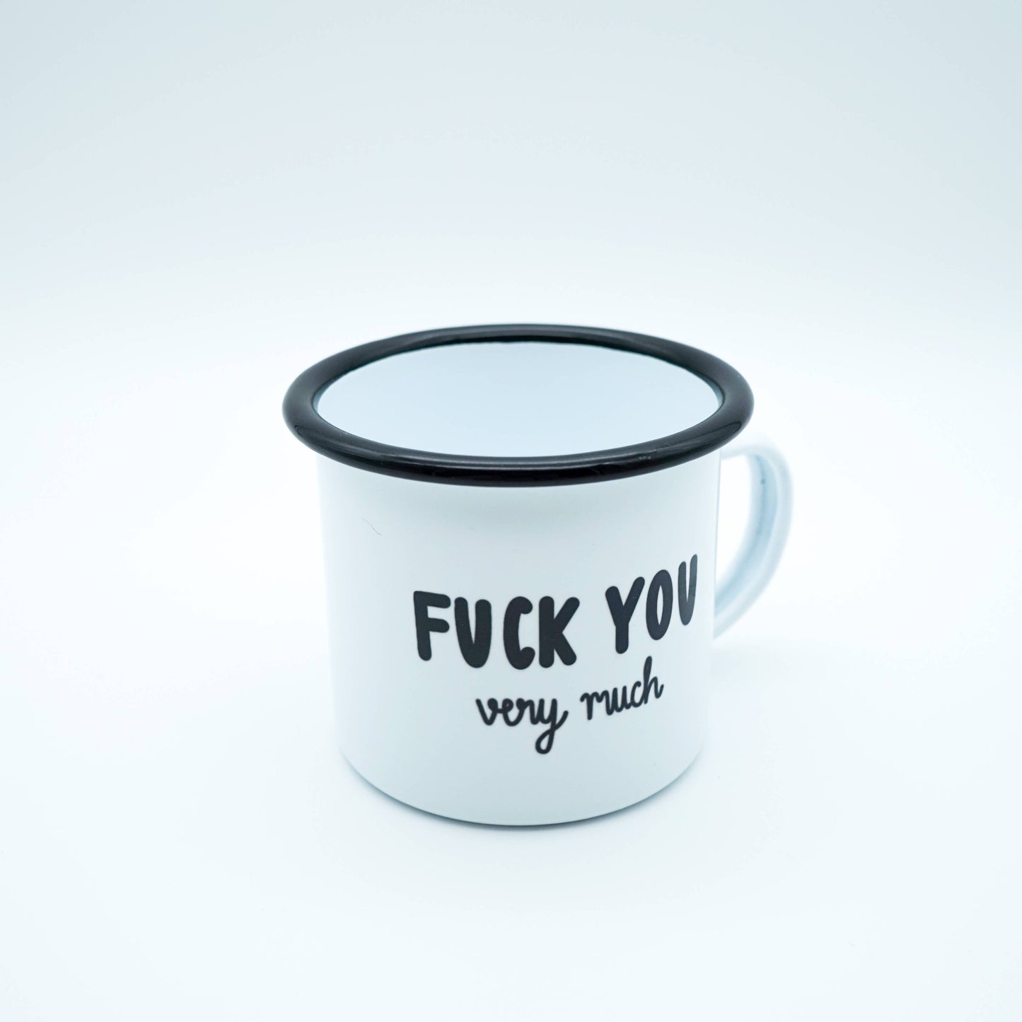 Enamel mug “Fuckyou very much” 2.0: 1 cup