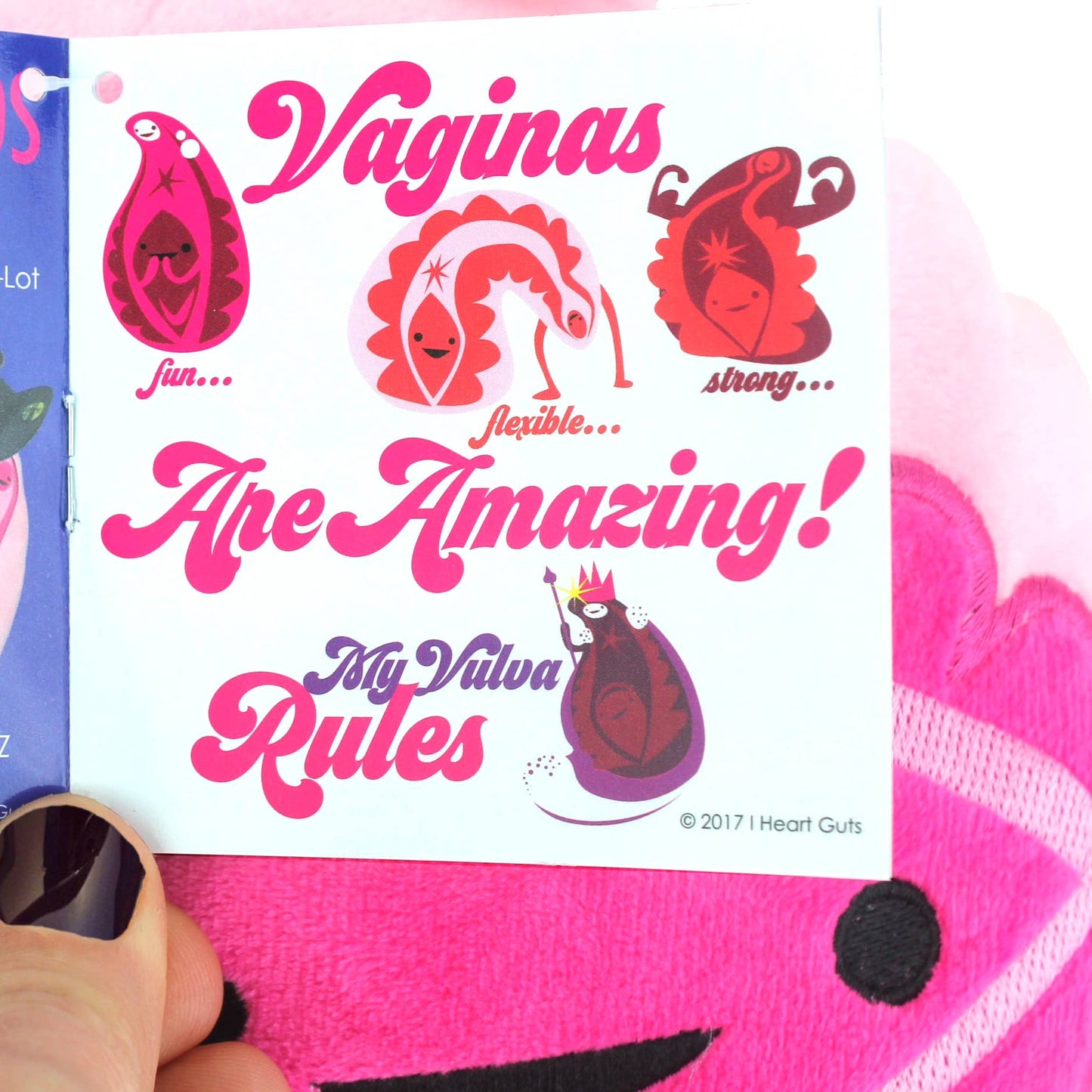 Vulva+Vagina Zip Pouch Plush - Yay for the Va-Jay-Jay