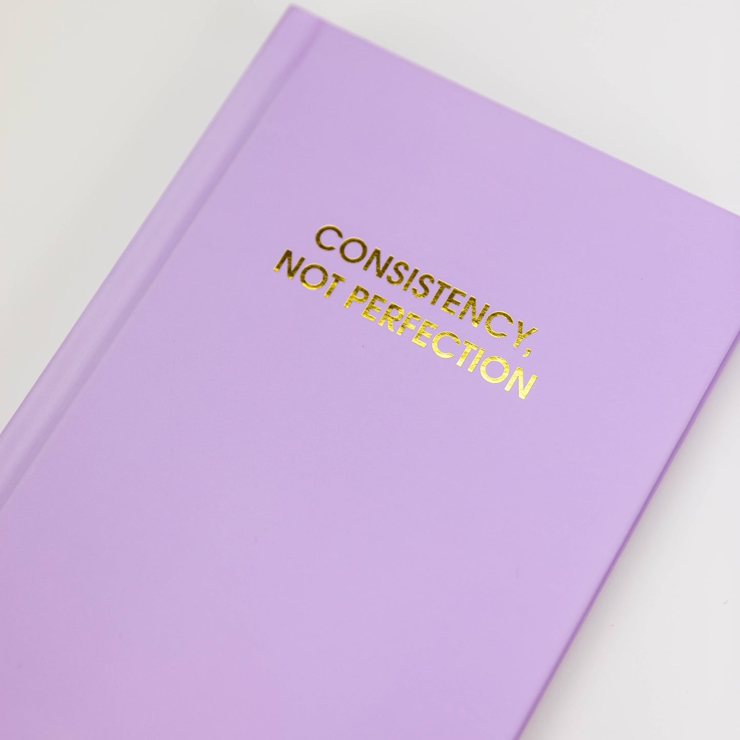 Consistency Not Perfection Journal Bright Hardcover