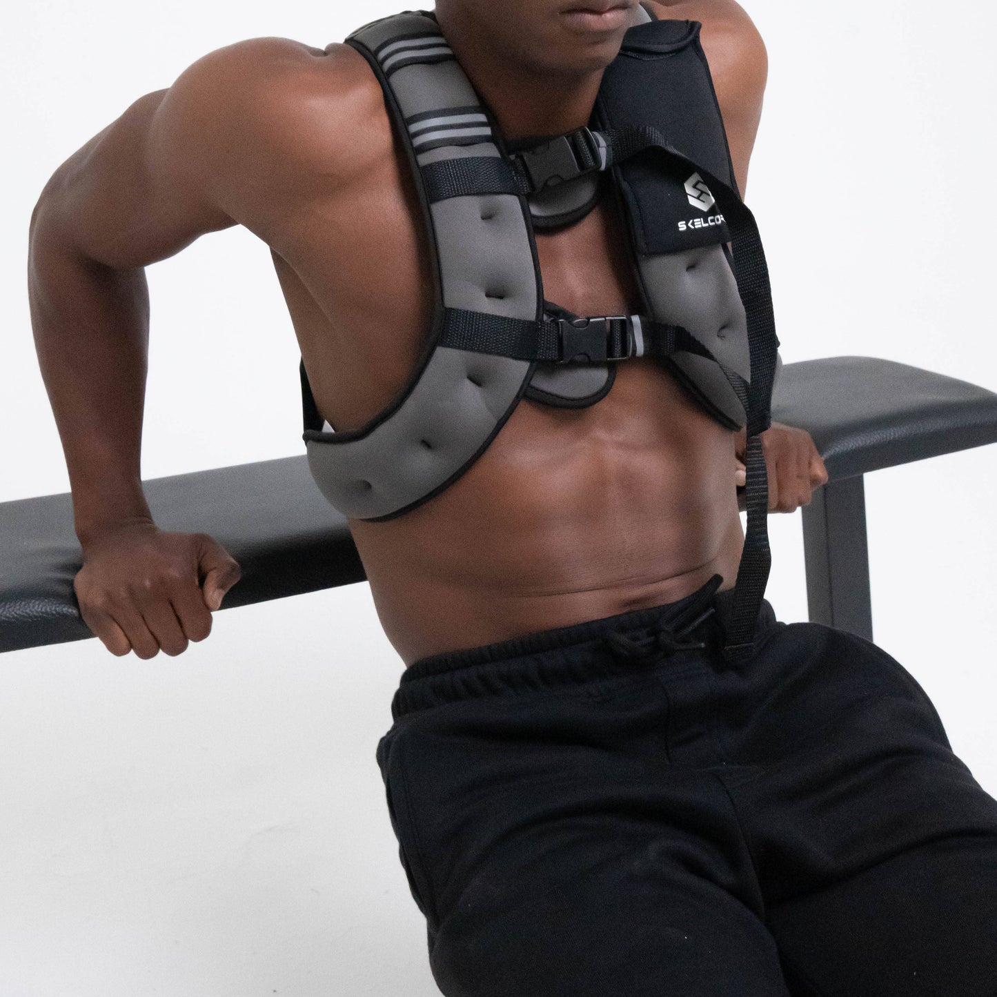 Skelcore 11 LBS (5KGS) Weighted Vest with Phone Pocket