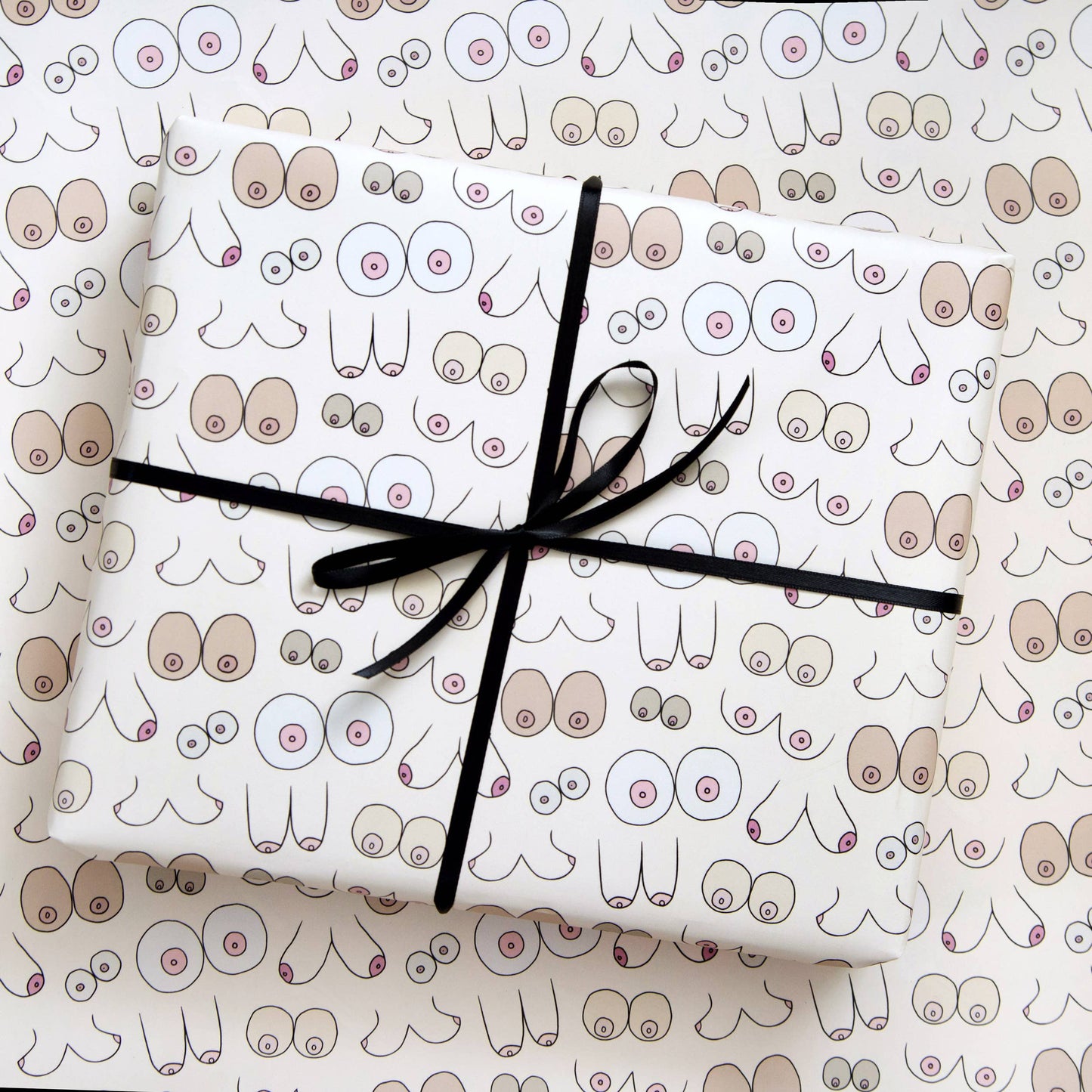 Boob Valentine Gift Wrap - Boob Gift Wrap (Sheets)