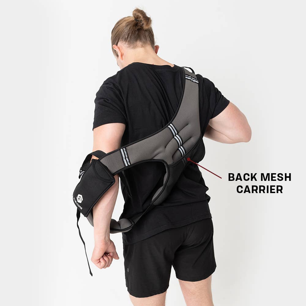Skelcore 11 LBS (5KGS) Weighted Vest with Phone Pocket
