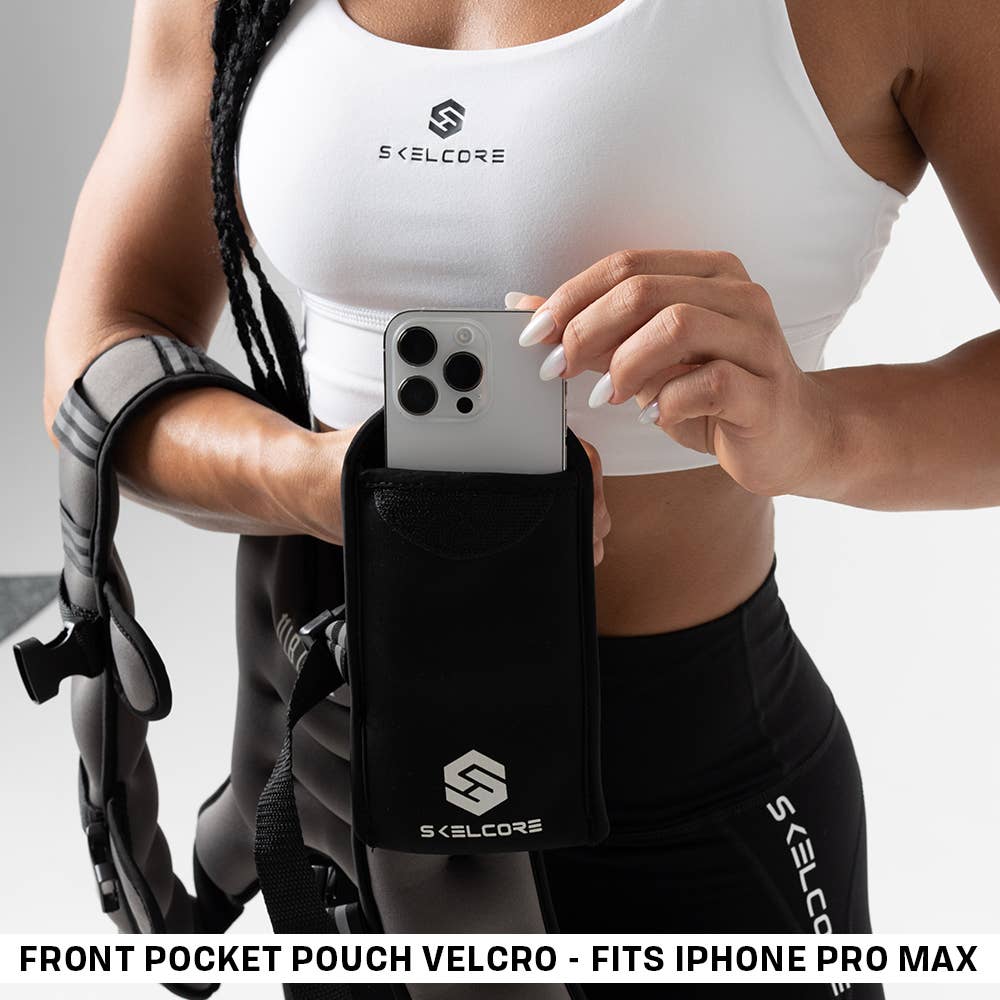 Skelcore 11 LBS (5KGS) Weighted Vest with Phone Pocket