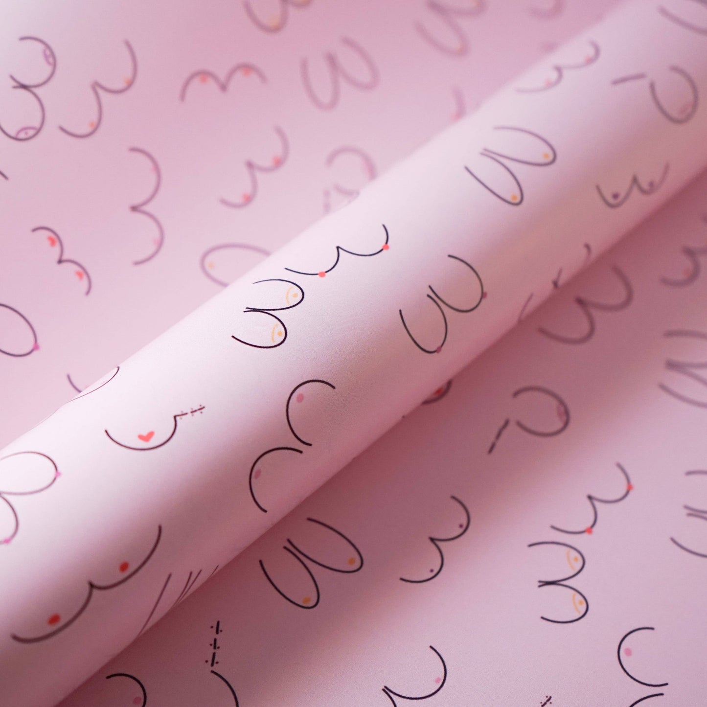 All Boobs Are Beautiful Mini Print Wrapping Paper: 1