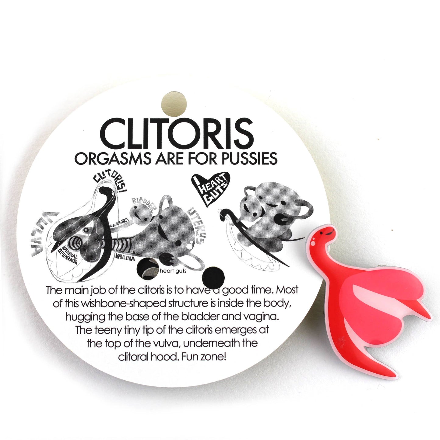 Enjoy Your Clitoris Lapel Pin