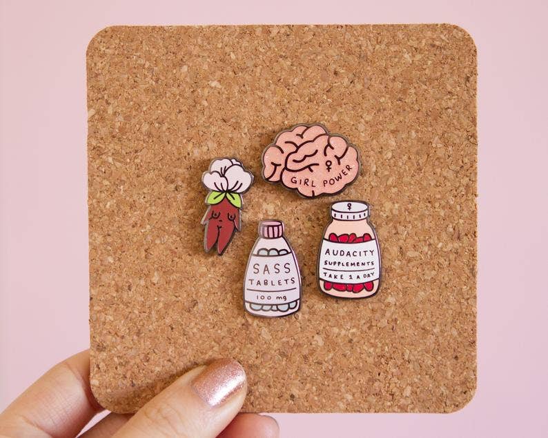 Sass Tablets Enamel Pin