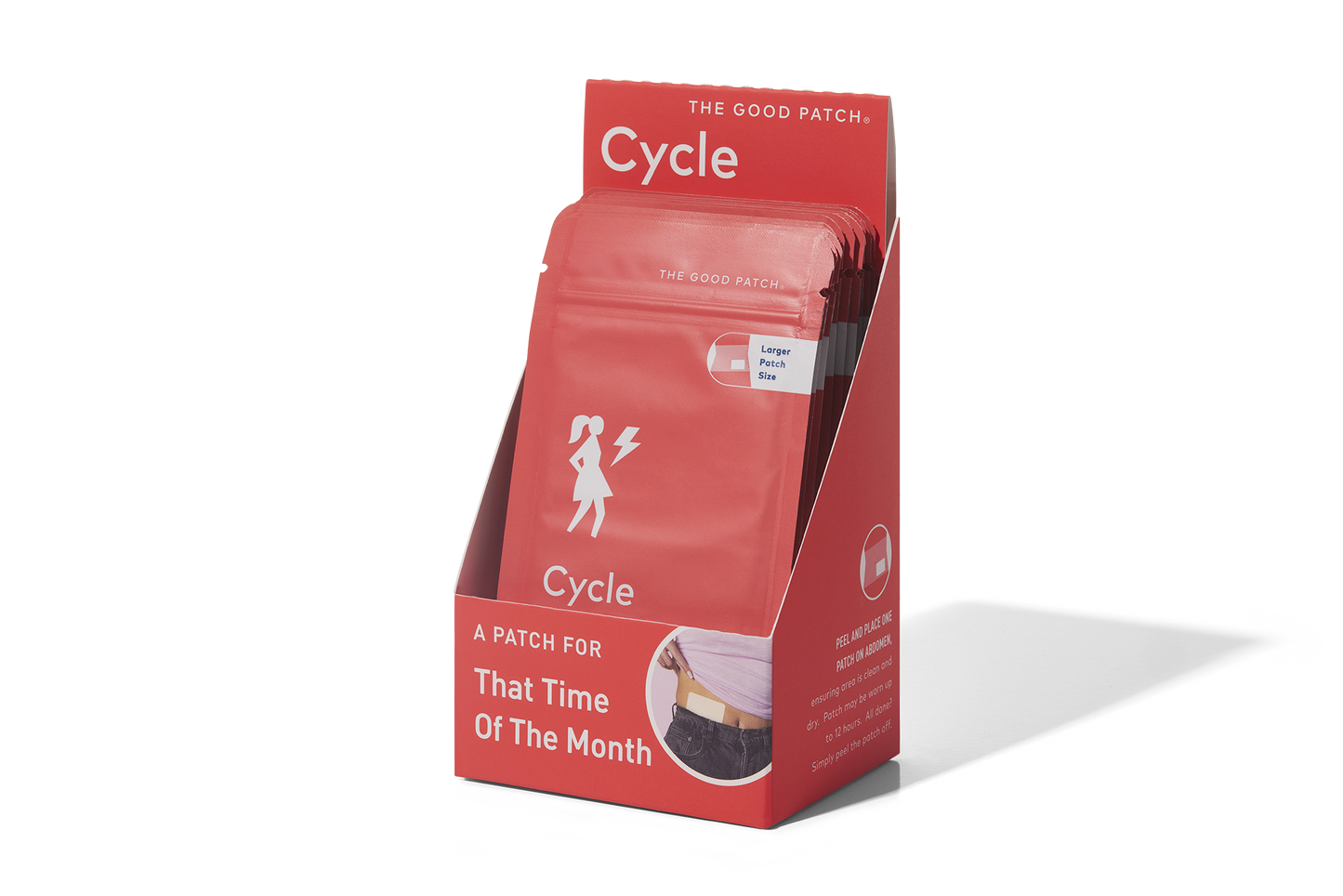 Cycle Plant-Based Wellness Patch: 13 Pouches In Display Shipper